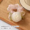 Diadema de Malla Versátil y Suave Estilo Coreano Flor de Rosa Goma para el Cabello Accesorio de Moda para el Cabello Banda para el Cabello Ins Coreana