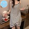 Pijama Sexy de Tirantes Talla Grande al por Mayor con Copas para Mujer Verano Modal Fresco Holgado para Gorditas mm 100kg Bata