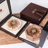Caja de Regalo de Nido de Pájaro y Pepino de Mar de Madera de Nogal, Caja Vacía de Producto Tónico de Madera Maciza, Caja de Regalo de Cordyceps