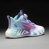 Zapatos de Baloncesto para Niños Grandes, Zapatos de Correr con Hebilla Giratoria, Malla de Verano Transpirables Suela Suave Antideslizantes Zapatos Deportivos, Modernos