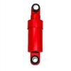 Scooter eléctrico M4 rojo de 10 pulgadas con absorción de impactos todo incluido, accesorios, amortiguador trasero invisible M4 PRO explosiones