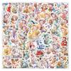 60 pegatinas originales americanas estilo periódico ins graffiti para niños decorativas para cuaderno termo taza funda de teléfono escritorio