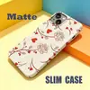 Capa de Celular Apple 18 Pro Max com Design de Flor de Amor Fresca e Simples, Capa Dura Leve com Cobertura Total para iPhone 16Pm