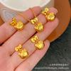 Colar de arco de alta cor bonito Hello Kitty feminino All-match High-end Fashion Jóias banhadas a ouro Corrente de clavícula feminina