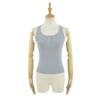 8025-25 Camisola de Verão Estilo Coreano Slim Fit com Fio e Alças Finas com Top sem Mangas para Usar por Baixo e por Cima