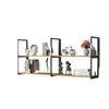 Estantes de hierro para pared para salones de peluquería y uñas, estantes para barberías, estanterías, estanterías de pared, vitrinas de pared para vino