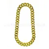 Popular Cadena de Oro Pulsera Hip-Hop Sombrero Negro de Pescador Gafas con Montura de Espejo Anillo de Dólar Conjunto de Vestido de Graduación