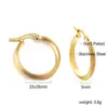 Pendientes Clásicos Europeos y Americanos en Forma de C Transfronterizos, Pendientes Metálicos Creativos de Estilo Fresco de Moda Personalizados, Pendientes de Acero Inoxidable para Mujer