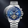 Transmisión en Vivo de Louie Juelen Producto Popular Serie Mar Estrellado Reloj Mecánico Totalmente Automático para Hombre