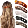 Presilha Grande para Franja Amazon, Presilha Bico de Pato Macaron Fashion, Presilha Lateral para Maquiagem Sem Marcas, Presilha de Cabelo Transparente para Fios Soltos