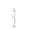 Vajilla de estilo occidental Nordic Ins, cuchillo y tenedor para el hogar, acero inoxidable 304, cuchillo, tenedor y cuchara, juego de tres piezas para restaurante, de alta calidad y exquisito