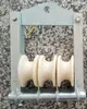 Puxador de Cabo Três em Um de Alta Qualidade com Diâmetro Grande, Roda de Nylon Resistente ao Desgaste e Canaleta para Cabo de Aço para Pendurar e Sentar