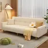 Sofá-cama Duplo Simples para Apartamento Pequeno, Quarto de Aluguel para Três Pessoas, Sala de Estar, Modelo Novo 2025 Sofá Pequeno de Tecido