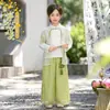 Nuevo Conjunto Hanfu Estilo Chino para Niños Primavera y Otoño Disfraz Antiguo para Niñas Super Hada Guardería Bebé Disfraz de Actuación Estilo Antiguo