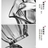 Baicaigaiwan Tapa de Vidrio Baicaiglass Bowl Set de Té Resistente a Altas Temperaturas de Alto Borosilicato Set de Té Kung Fu Tapa de Vidrio Sancai