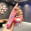 Llavero de Muñeca de Dibujos Animados Sanrio Kulomi, Colgante de Máquina de Bolas, Llavero Lindo para Bolsos, Pequeño Regalo al por Mayor