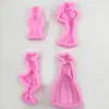 Molde Lindo de Cabeça e Corpo de Mulher Molde para Bolo de Fondant Molde para Massa de Modelar Resina Argila Macia Molde Artesanal