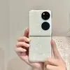 Adecuado para funda de teléfono Huawei Pocket2 con patrón de concha, nueva cubierta protectora de pantalla plegable P50 Pocket, anticaída para mujer