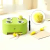Juguete Eléctrico de Gato Tipo Whack-a-Mole Autoentretenido Descompresión Rasca Gatos Gatito Resistente a Mordiscos Pluma Gasto de Energía Anti-Destrucción