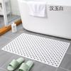 Tapetes de Piso Huecos Antideslizantes Cuadrados para Baño, Masajeadores, Impermeables, para Baño, Bañera, Adultos Mayores, Niños, Anticaída