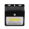 Lámpara de Pared Solar Transfronteriza con Luz Fuerte en Todos los Lados, Lámpara Solar de Jardín, Sensor de Cuerpo Humano, Iluminación Tridimensional para Exteriores, Súper Brillante