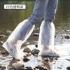 Cubrezapatos desechables para granjas, de tubo alto de longitud media, impermeables para barro, cubrezapatos gruesos, cubrezapatos protectores de plástico PE duraderos para la lluvia