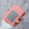 Amazon Explosivo Multicolor Cremallera Tarjetero 12 Ranuras Billetera Antirrobo Estuche Pequeño para Tarjetas para Mujer Tarjetero
