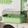 Jaula para Hámster, Villa Extra Grande, Lujosa, Barata, Grande, Caja de Alimentación Transparente Especializada, Casa Anti-Roeduras, Suministros Pequeños, Nido