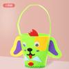 Bolso de mano con forma de huevo de Pascua, bolso de mano con forma de conejo de dibujos animados, bolso de mano hecho a mano para padres e hijos, bolso de dulces para niños