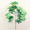 Simulación de hojas de baniano, hojas de arce rojo, hojas de ginkgo, ramas falsas, hojas de otoño, ingeniería, decoración, plantas verdes, paisajismo, venta al por mayor