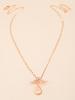 Moda europea y americana micro-incrustada amor colgante de la suerte de 8 palabras infinito Mobius estilo frío collar versátil joyería para mujeres