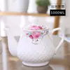 Tetera de Cerámica Olla Individual Gran Capacidad Hogareña Hueso de China 1-2 Litros Para Hacer Té Resistente a Altas Temperaturas Hervidor de Agua Fría con Filtro Envío Gratis