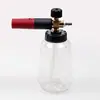 Nuevo recipiente de espuma PA transparente para lavadora de autos de alta presión, regadera en forma de abanico, espuma de copo de nieve, recipiente Taizhou, conector rápido de 1/4