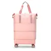 Maletas con Ruedas, Ruedas Universales, Bolsa de Viaje, Maleta Apilable, Bolsa de Carrito Ligera, Bolsa de Maternidad de Gran Capacidad, Moderna
