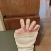 Uñas Postizas Nude Starburst de 30 Piezas, Uñas de Manicura Pre-hechas, Totalmente Hechas a Mano, Suministro Exclusivo al por Mayor