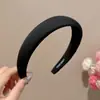 Cor Dopamina Aro de Cabelo de Aba Larga para Mulheres Topo Craniano Alto Pressão Cartão de Cabelo Verão Doce Bonito Faixa de Cabelo Acessórios de Cabelo com Sensação Avançada