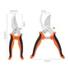 Tijeras de podar de acero inoxidable, tijeras de jardinería multifuncionales, tijeras para injertar ramas de árboles, tijeras para ramas de jardín, tijeras para ramas de flores de huerto