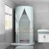 Cortina de ducha para baño de 5 piezas Tela impermeable Carpa de ducha para baño Cubierta de baño Cubierta de aislamiento térmico para el hogar en invierno Cubierta térmica para baño