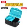 Caja portátil de lombrices rojas engrosadas, aislante, transpirable, de doble propósito, para cebo vivo, arena y gusanos de seda, accesorios de pesca grandes, venta al por mayor