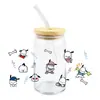 Sanrio coolometi UV DTF transferencia cristal transparente pegatinas impermeable resistente a rayones caricatura al por mayor transfronterizo
