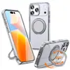 Funda Adecuada para Teléfono Móvil Apple 17Promax Magsafe Magnética Soporte Giratorio de 360 Grados Funda Fulcrum para Iphone17