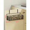 Estante de almacenamiento para cocina, especiero multicapa para puertas de gabinetes, caja de almacenamiento para montaje en pared para cebollas, jengibre y ajo, canasta pequeña colgante sin perforación