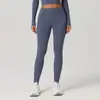Pantalones de yoga de cintura alta para mujer para otoño e invierno transfronterizos, color crema, control de abdomen, realce de glúteos, secado rápido, ajustados, moldeadores, pantalones de fitness