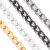 Cadena Fina de Aleación de Aluminio, Cadena para Ropa que no se decolora, Cadena para Bolsos, Cadena Retorcida para Cestas de Flores, Accesorios para Joyería Hecha a Mano DIY