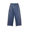 Yidao Vintage 2026 Otoño Nuevo Estilo Callejero Americano Retro Diseño Desgastado Teñido con Cera Pantalones Casuales Holgados para Hombre