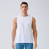 Chaleco Deportivo Transfronterizo Verano Europeo y Americano Delgado de Secado Rápido para Hombre Correr Fitness Sin Mangas Camiseta Transpirable