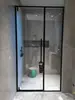 Hangzhou Cabina de Ducha Personalizada Separación Húmeda y Seca Puerta Corredera de Vidrio Acero Inoxidable Celebridad de Internet Minimalista Baño de Cuerpo Entero Integrado