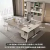A mesa de escritório Shiji Rugo é uma mesa executiva simples e moderna, um conjunto de mesa de escritório de alta qualidade e elegante para chef