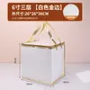 Bolsa Aislante para Pasteles Spot Bolsa de Empaque de Papel de Aluminio No Tejido Gran Capacidad Bolsa Refrigerada Portátil Conservación de Frescura Comercial al por Mayor