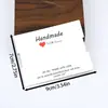 Embalagem de Joias para Cartão de Pulseira Colar Bênção de Amor Amizade Universal Feito à Mão com Amor